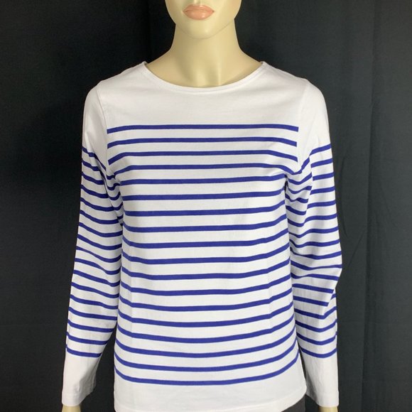 CAPTAIN CORSAIRE Striped Breton Nautical Sailor Logo Sweater Pullover - XS - Picture 2 of 9